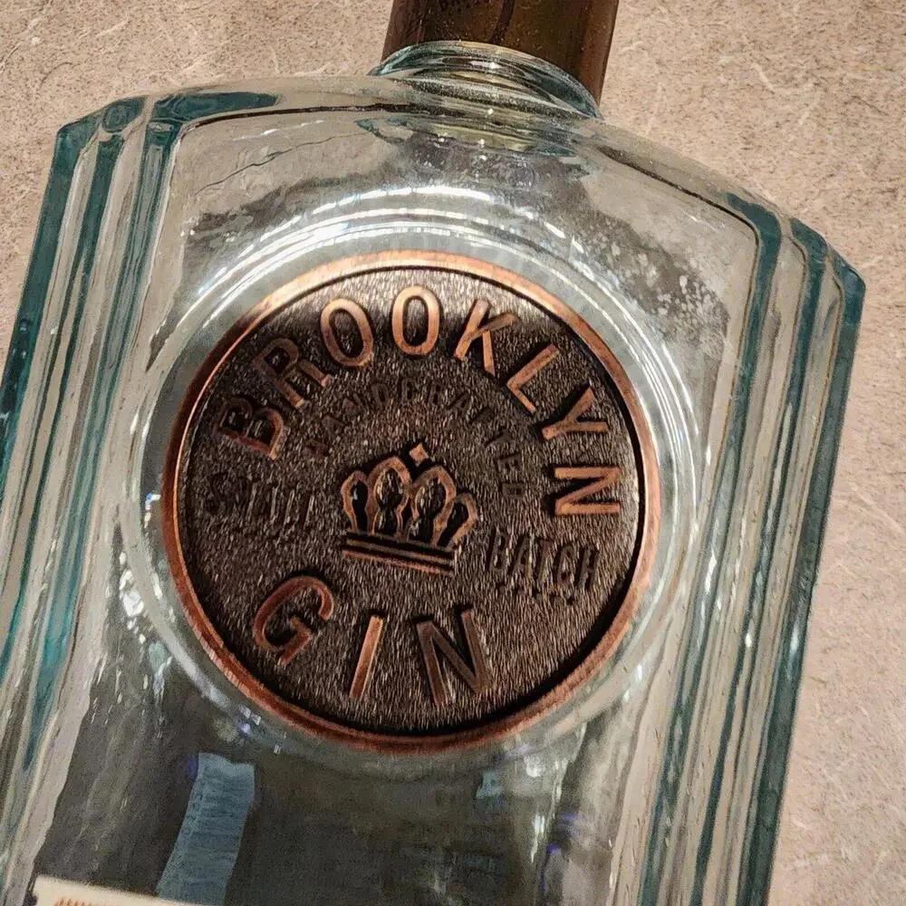 flawless Brooklyn Small Batch Gin empty bottle collectors 25oz.